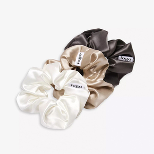 Élastiques à <span class=keywords><strong>Cheveux</strong></span> en Soie de Mûrier 100% Personnalisés à la Mode <span class=keywords><strong>pour</strong></span> Femmes, Accessoires de Coiffure - Product Image 4