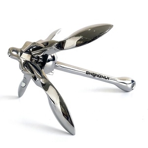 Thép Không Gỉ 316 Gấp Neo Loại <span class=keywords><strong>A</strong></span>/Thuyền Phù Hợp Gấp Neo Nhỏ Có Nhiều Neo 6Kg - Product Image 4