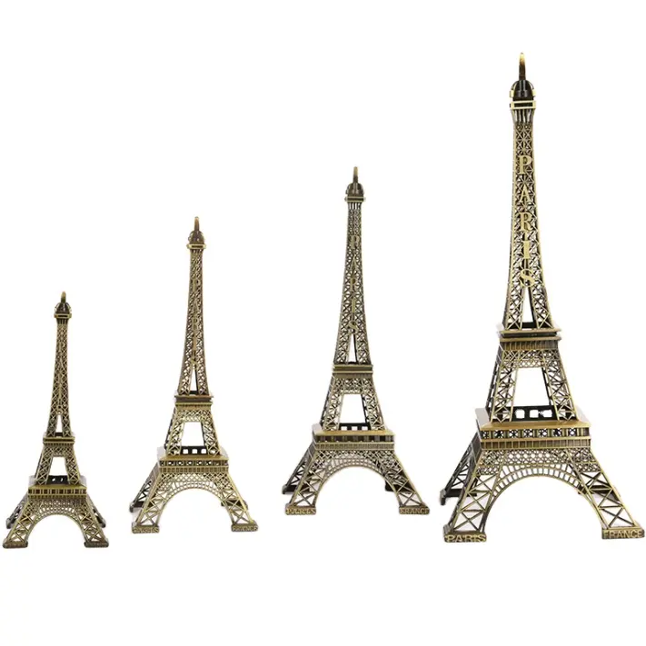 Personalizado mundialmente famoso marco edifício Inglaterra Toursit lembrança miniatura modelo metal zinco liga 3D Dubai edifício torre Eiffel
