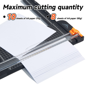 Xách tay mini Giấy cắt A4 thẳng cắt giấy ảnh Máy cắt ABS của nhãn hiệu giấy Tông đơ cắt kéo - Product Image 3