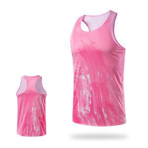 TS003 Event Wholesale Men Sublimated <b>Running</b> Vest Music Festival <b>Singlet</b> Marathon Race Vest Tank Tops - Product Image 4