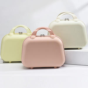 Portable Travel Toiletry Bag Rectangle Solid Color Retro Design Everyday Use 14 Inch - Product Image 1