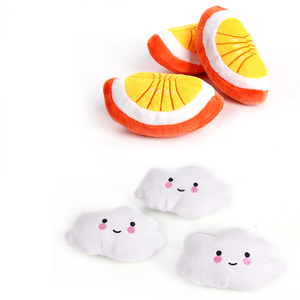 Jouet pour chien en polyester PP durable et écologique à mâcher sous forme d'os de radis pomme banane pour chiots ludiques livré dans un sac - Product Image 3