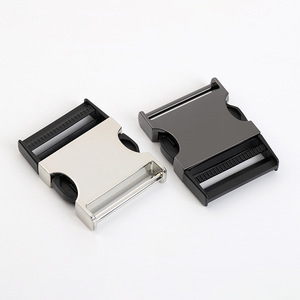 Metal Sliding Buckle 50mm Zinc Alloy Durable Bag Accessory For Waist <b>Backpack</b> Shoulder Luggage <b>School</b> Bags - Product Image 1