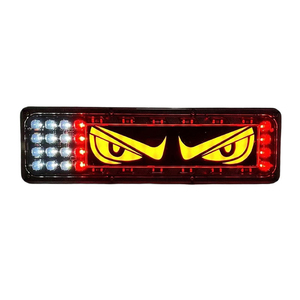 18 pouces 3 couleurs <span class=keywords><strong>Devil</strong></span> Eyes Remorque Camion Combinaison Oeil du Diable Feu arrière clignotant Arrêt Cascade arrière Débit Lampe à eau - Product Image 2