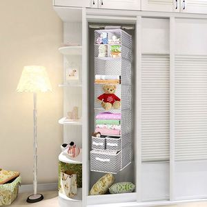 Multifunctional 20-35L Rectangle Hanging Shelves Sustainable Closet Wall Pocket Toy <b>Storage</b> Bag Clothing <b>Storage</b> <b>Boxes</b> Bins - Product Image 5
