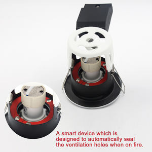 Downlight LED encastré sans cadre GU10 50W Max, étanche, ignifuge, moderne, anti-éblouissement, IP20, 220V, dimmable, pour salle de bain - Product Image 3