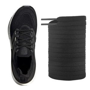 Cordones Elásticos Planos de Poliéster de 8 mm (5/16'') con Dijes Personalizados, Cordones Deportivos para Zapatillas, Decoración con Color y Logotipo Personalizados - Product Image 1