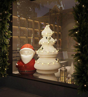 Ornement de Noël décoratif pliable et léger en LED pour usage commercial