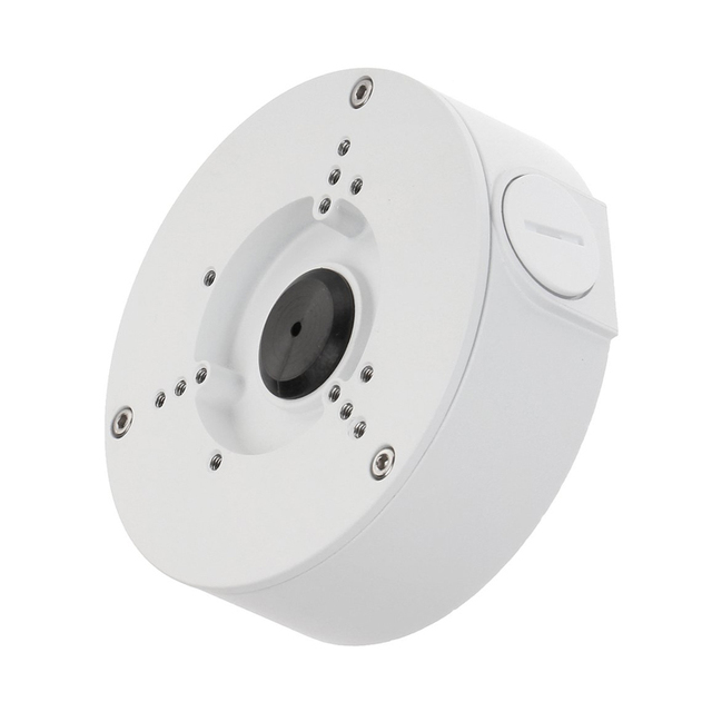 OEM ABS/PC Plastic Injection Molding ISO 9001 Certified Universal Dome Camera Junction Box Mount Bracket for Dome Bullet Camera