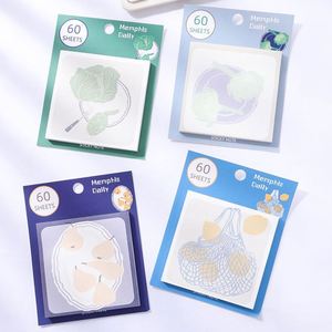 HengXin Daily Life <b>Sticky</b> <b>Note</b> Stationery Kawaii Memo Pad Self-adhesive 3*3 Cute Notepad for Annotation - Product Image 1