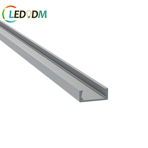 Perfil de aluminio LED empotrado anodizado de luz de perfil de 15*6mm de alta calidad LEDODM para tira de luz LED - Product Image 4