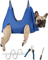 Bolsa de sujeción para hamaca de perro, bolsa de aseo de franela suave para mascotas, para cortar uñas, transpirable, nueva