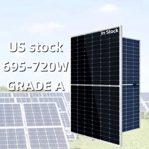 Panneau solaire bifacial 700W de type N HJT à double vitrage |   Module à haute efficacité |   Marque SUNPLUS |   CSA pour TUV CE pour |   Anodisé - Product Image 1