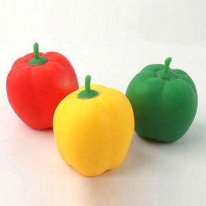 Jouet anti-stress créatif pour enfants, en peluche souple, sensation de <span class=keywords><strong>boue</strong></span>, simulation de légumes (poivron), pour le bureau - Product Image 3