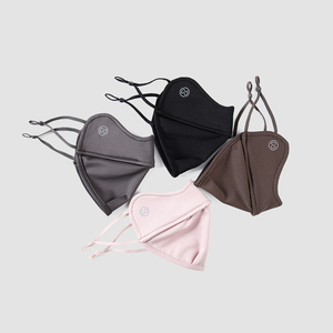 <span class=keywords><strong>Masque</strong></span> d'hiver thermique en nylon noir pour femmes <span class=keywords><strong>Masque</strong></span> facial coupe-vent rose pour <span class=keywords><strong>vélo</strong></span> - Product Image 4