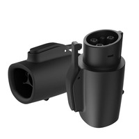 Accessoires EV Prise de charge AC EV 80Amp Tesla vers J1772 Adaptateur pour J1772 Tous les modèles