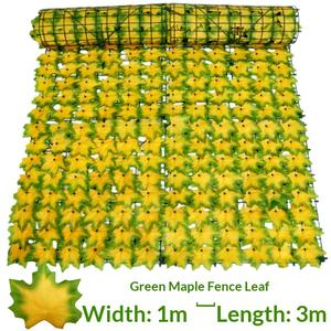 سياج نباتي اصطناعي منقوش بأوراق الورد الخضراء لتزيين الشرفة والفناء، مناسب للتصوير الخارجي - Product Image 4