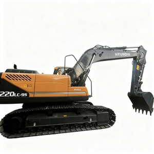 รถฮุนไดมือสองจากเกาหลี220LC--95ตีนตะขาบใช้ Excavator22Tons ก่อสร้าง220LC--95ใหม่90% - Product Image 1