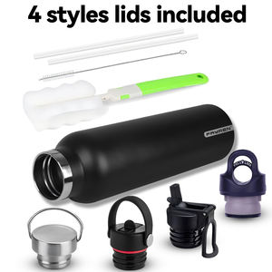 600ml/<b>750ml</b>/1000ml Leak-Proof Vacuum Insulated Stainless Steel Tumbler Double-Walled Sports <b>Water</b> <b>Bottle</b> for Camping Hiking - Product Image 3