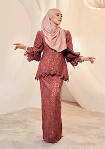 SIPO EID 2023 personalizado moderno Malasia mujeres musulmán Baju Kurung señoras Vestido de manga larga para mujeres Elegante ropa islámica - Product Image 3