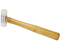 Marteau d'installation de qualité industrielle, manche en nylon et bois, marteau de machiniste pour le clouage de planchers en bois et carreaux de céramique, OEM