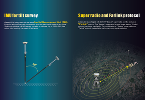 เครื่องมือสำรวจวัดพื้นผิวแบบพกพา Rtk Gps/gnss Galileo Glonass Qzss รุ่น G3 มาตรฐาน IP68 รองรับเครือข่าย 4G - Product Image 4