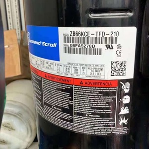 Compresor Scroll HYZL ZB66KCE TFD 210, Equipo de Refrigeración para Almacenamiento en Frío y Aire Acondicionado - Product Image 1