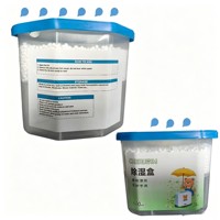 Boîte déshumidificatrice écologique de haute qualité, absorbant jetable au chlorure de calcium pour le contrôle de l'humidité, idéale pour les armoires et tiroirs