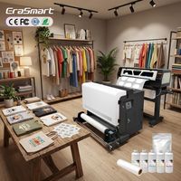 Imprimante numérique DTF EraSmart compatible XP600, encre pigmentée 30 cm, A1 600 mm, machine d'impression de t-shirts, garantie 1 an