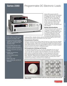 Carga Electrónica TTLTES Tektronix Serie 2380 120V/500V 15A/30A/60A Instrumentos de Medición Electrónica - Product Image 6