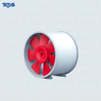 Ventilateur axial industriel antidéflagrant HTF de grande capacité pour l'évacuation des fumées dans les centres commerciaux