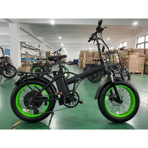 أفضل بيع ebike دراجة كهربائية 20 بوصةx4.0 1000W الدهون الإطارات قابلة للطي دراجة كهربائية مع بطارية 48v15ah