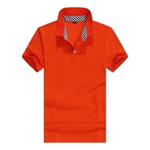 เสื้อโปโลผู้ชายผ้าฝ้ายแขนสั้นระบายอากาศได้ดีสำหรับฤดูร้อน ผ้าถักน้ำหนัก 220 กรัม พร้อมป้าย - Product Image 4