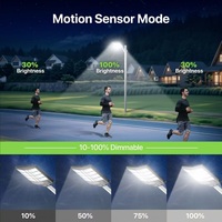 Lampadaire solaire intégré GZM tout-en-un 1000W 2000W IP67 ABS étanche pour extérieur avec capteur radar pour route