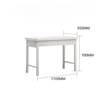 Table pliante rectangulaire moderne en plastique de 1,20 m pour banquets, pique-niques et camping en extérieur – Table de jardin multicolore