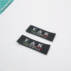 Custom Printing Made Clothing Cheap Woven Garment Label Pu Leather Tags for Shirt Neck - Product Image 3