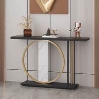 Table console ultra-étroite de lumière d'armoire de porche de haute qualité de luxe pour l'approvisionnement de cas de dalles de roche de qualité de porte d'entrée et de couloir