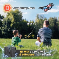 360 °   Avion télécommandé acrobatique en mousse avec lumière pour débutants
