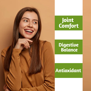 Capsules de curcuma et curcumine en complexe, à succès, avec extrait de poivre noir pour l'équilibre digestif et le soutien articulaire - Product Image 4
