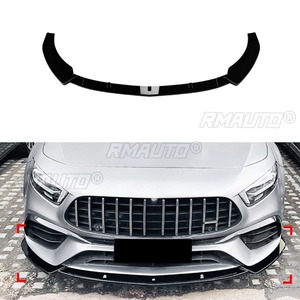 Para Mercedes-Benz Clase A W177 Pre A45 A45S AMG, Labio de Parachoques Delantero para Mercedes-Benz Clase A W177 Pre A45 A45S AMG 2019-2023, Kit de Carrocería con Difusor - Product Image 1