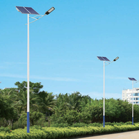Sensor de ahorro de energía de alta calidad al aire libre Ip68 a prueba de agua 100W 200W Luz de calle LED solar integrada todo en uno