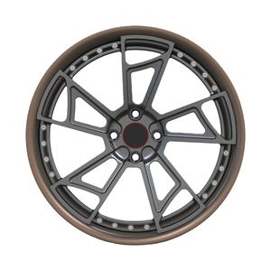 18 pouces Offre Spéciale 4X100 ET 28 CB58.1 personnalisé 2 pièces forgées roues de voiture <span class=keywords><strong>jantes</strong></span> en alliage de chine fournisseur pour Fiat <span class=keywords><strong>ABARTH</strong></span> - Product Image 1