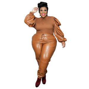 Nuovi Arrivi 2025: Completo Due Pezzi <span class=keywords><strong>Casual</strong></span> da Donna <span class=keywords><strong>Taglie</strong></span> <span class=keywords><strong>Forti</strong></span>, Stampa Leopardata alla Moda, Vestibilità Aderente per la Primavera - Product Image 5