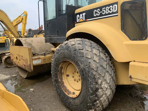 Rouleau compresseur Caterpillar CS583D d'occasion pour travaux de construction, mines et jardins, modèle Cat 583 683, en excellent état, en vente - Product Image 2