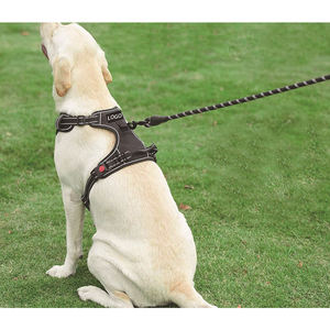 OKKPETSカスタマイズホットセールフットボールテクスチャドッグハーネスリーシュセットドッグハーネスベストセットカスタムペットハーネスロープリーシュ - Product Image 6