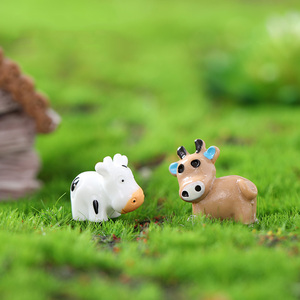 Mini Vaches et Bovins DIY pour Micro-Paysages en Mousse, Mini Jardins Féeriques, Accessoires pour Boîtes Mystères, Mini Figurines d'Animaux en Résine, Ornements - Product Image 3