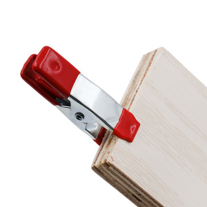 Garment <b>Clips</b> 2 Inch Metal Spring Clamps Red And Blue For Wood Industry Durable - Product Image 4