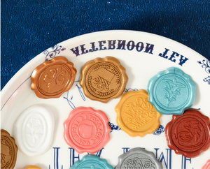 顧客ロゴワックスシールラベルステッカー不規則で自然な自己粘着性3Dワックスシールスタンプステッカー封筒をシールする - Product Image 4