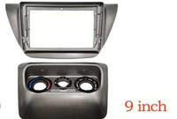 Panneau de lecteur Audio de voiture XinYoo pour Mitsubishi Lancer Ralliart 2005-2008 support de visage de cadre pour 9 ''autoradio DVD GPS lecteur MP5